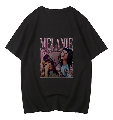 Camiseta Neutra De Algodón Con Motivo De Melanie Martínez