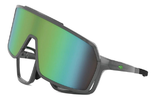 Oculos De Sol Hb Presto Clip On Graphene Green Green Chrome