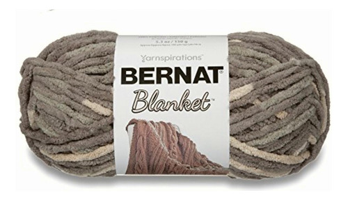 Bernat Blanket Yarn, 5.3 Oz, Silver Steel, 1 Ball