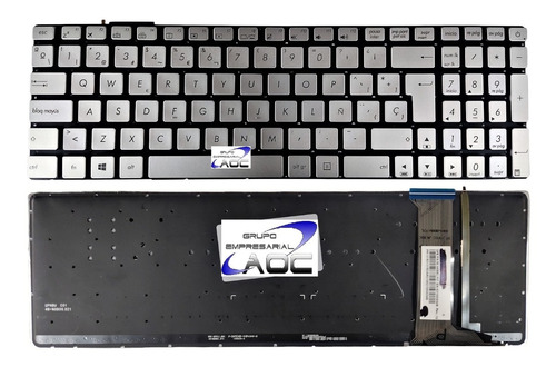 Teclado Asus N551j N551jk N551jq N551jx N551vw Gris Español