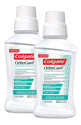 Kit C/ 2 Solução Bucal Colgate Orthogard 250ml
