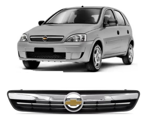 Grade Do Radiador Com Emblema Corsa Sedan Hatch 2007 A 2012