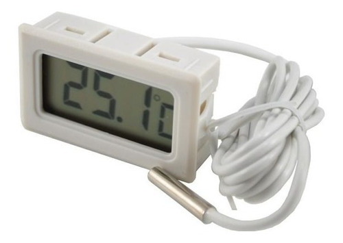 Termometro Digital Bulbo Temp. -50 +70 Tpm-10f Blanco