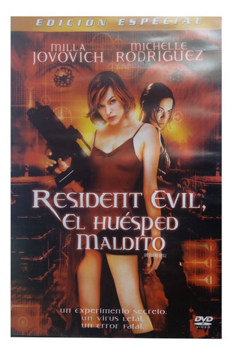 Resident Evil: El Huesped Máldito (2002) Película Dvd