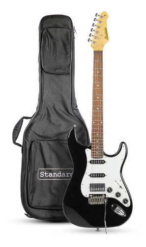 Guitarra Studebaker Skyhawk Strato Hss Black C/ Bag