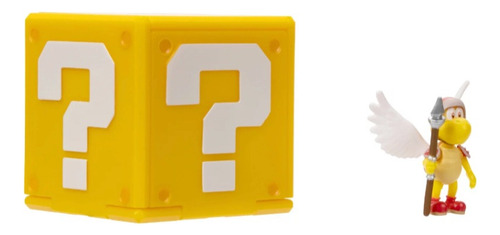 Super Mario Bros Pelicula Figura Koopa C/ Block De Pregunta