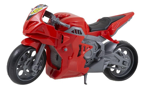 Moto Spark Roda Livre Vermelho - Kendy