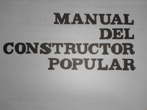 Manual Del Constructor Popular F16