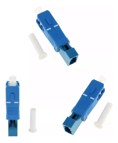 For 3 Piezas De Adaptador De Fibra Sc Macho A Lc Hembra