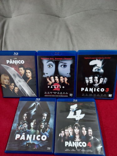 Blu-ray Pânico Coleção Completa 5 Filmes Originais Novinhos