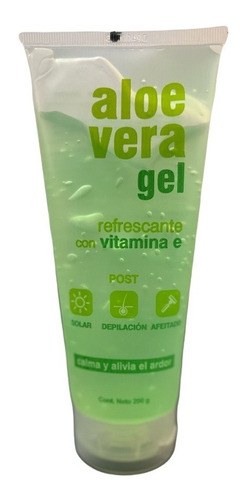  Aloe Vera En Gel C/vitamina E Post Depilación Y Afeitado Tipo de envase Tubo