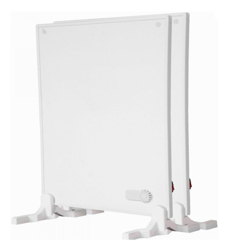 Panel calefactor eléctrico Ecosol Ambiente-Pie Quadrans 900 W blanco 220V 