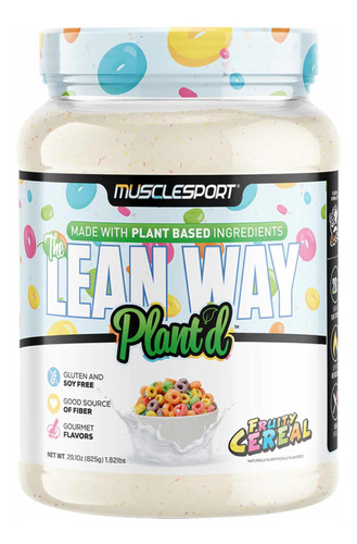Proteina Lean Way Plant'd - Plant Based Vegana Fruity Cereal