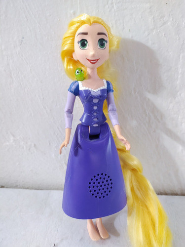 Muñeca Rapunzel La Serie Enredados 20 Cm Con Sonido Disney 1