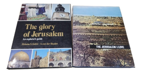 Lote De 2 Libros Albums Sobre Jerusalem En Inglés
