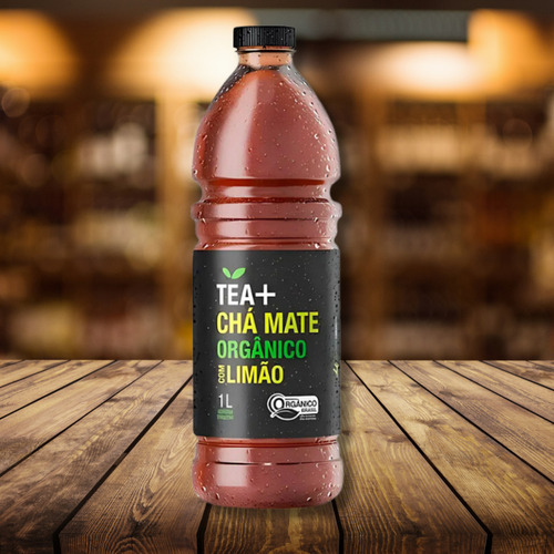 Tea+ Chá Mate Orgânico Com Limão 1l Pet