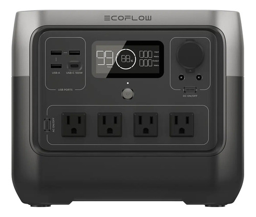 Estación De Energía Portátil River 2 Pro 768wh Ecoflow