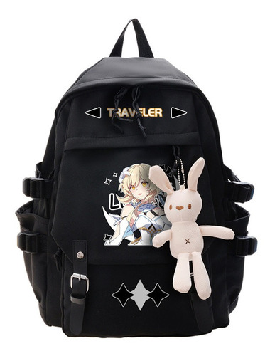 Mochila Escolar Genshin Impact Aether Lumine