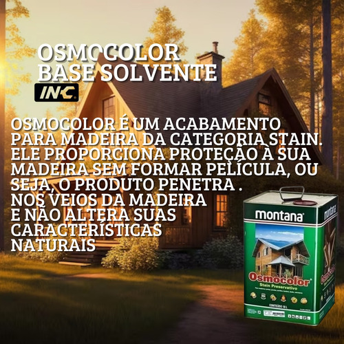 Ver-niz Stain Osmocolor Solvente Transparente 1 8 L Montana
