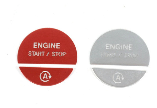 Adhesivo H2car Interior Engine One Start Stop Con Botón De L