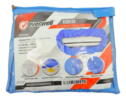 Forro O Funda Impermeable Para Lavar Split De 9 A 18btu