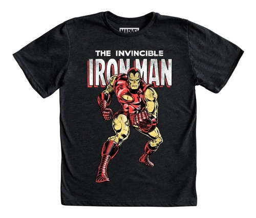 Playera Niño Máscara De Látex Iron Man Marvel Avengers