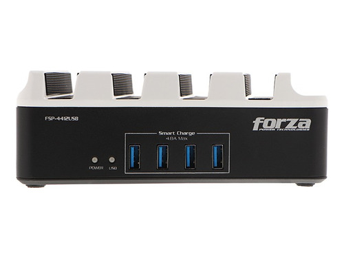 Centro De Carga Forza Celulares 110v/220v 4 Salidas 4 Usb