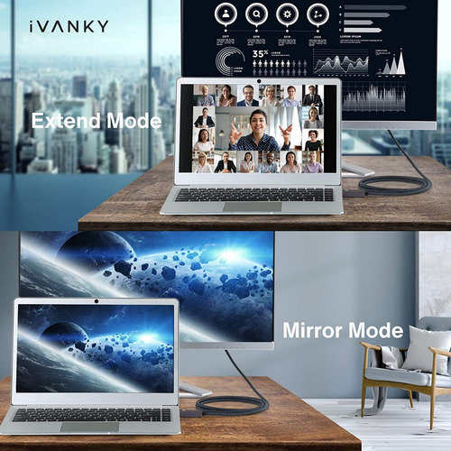 Imagen 7 de 7 de Cable Displayport Hdmi 2k 165hz 4k 120hz 8k 60hz Mallado