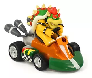 Figura Mario Kart Carro Fricción Niños Juguete Bowser Gde