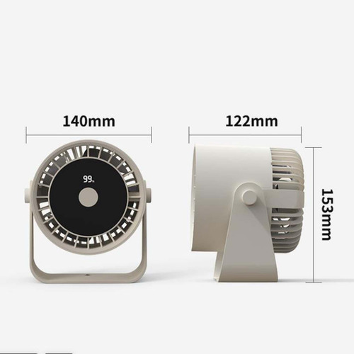 Ventilador De 2 En 1 Desk And Wall Hanging Double Use Blanco