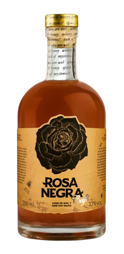 Grappamiel  Rosa Negra Café, 750 Ml.