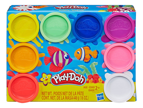 Playdoh Pack X 8 Latas Hasbro