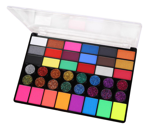 Paleta De Maquillaje A Base De Agua Face Paint 42 Colorida
