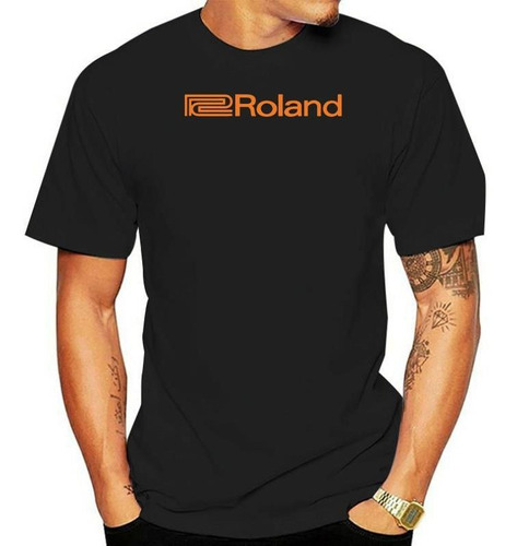 Playera Con El Logotipo De Roland, El Mejor Instrumento De