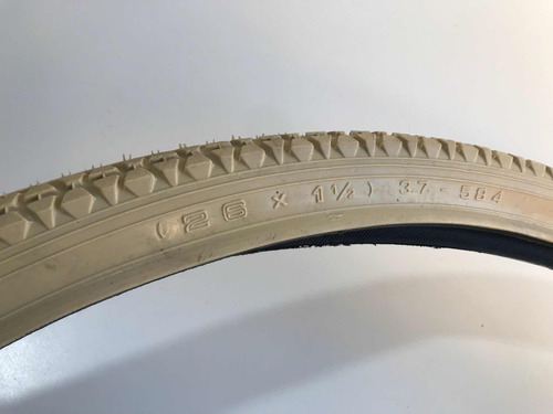 Cubierta Para Bicicleta 26 X 1 1/2 Beige Inglesa Dama. C-329