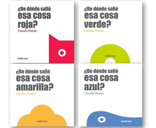 ** 4 Libros De Donde Salio Esa Cosa .. ? ** Claudia Rueda