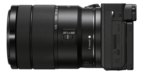 Sony Cámara Sin Espejo Alpha A Con Lente De Zoom De 0.709-. Color Negro