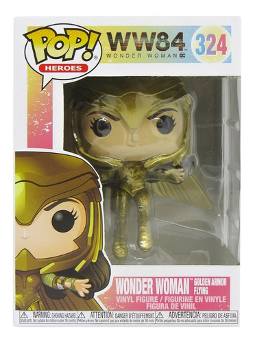 Boneco Funko Pop Ww84 Mulher Maravilha 324 Golden Armor