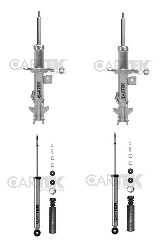 Jgo 4 Amortiguadores Nissan Tiida 1.5 2013-2014-2015 Ck