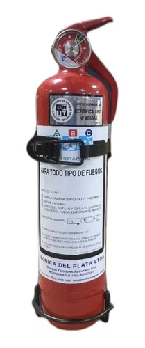 Extintor Abc 1kg Para Autos - Nuevo Con Soporte - Tyt