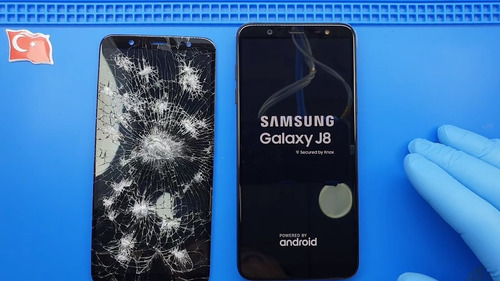 Pantalla Lcd Completa Samsung Galaxy J8 Somos Tienda Física 