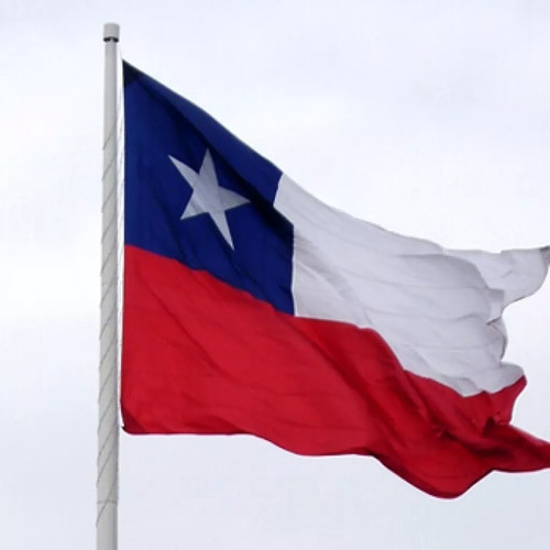 Bandera Chilena 120x180 Cm Genero Tela Trevira Reforzada