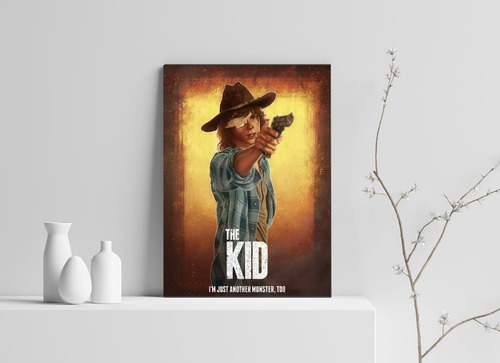 Cuadros Carl Grimes - Decoracion The Walking Dead - 27x42