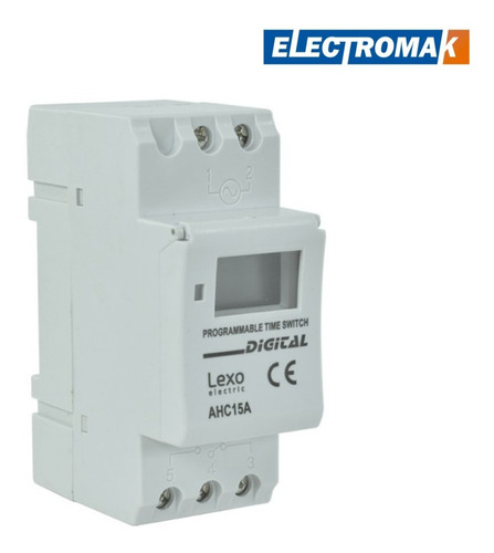 Interruptor Horario Digital 16 A Lexo - Electromak