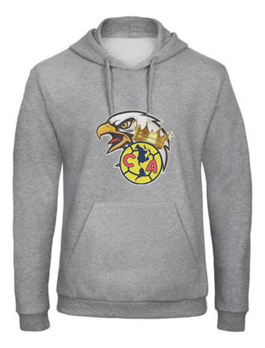 Sudadera Hoodie Con Gorro Unisex Aguila Mascota America