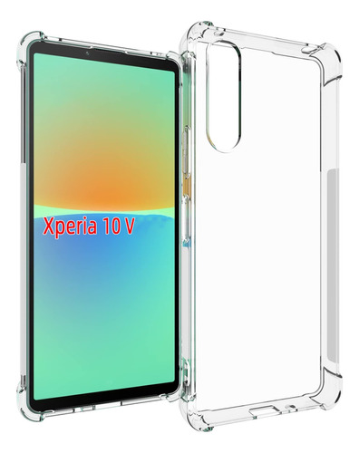 Case Funda Goma Transparente Antishock Sony Xperia 10 V