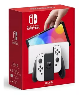 Modelo Antiguo De Nintendo Switch Con Joy-con Blanco