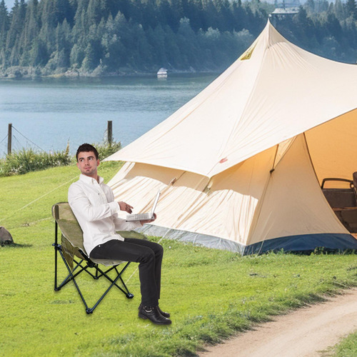 Silla Plegable Al Aire Libre Taburete Portátil Para Acampar