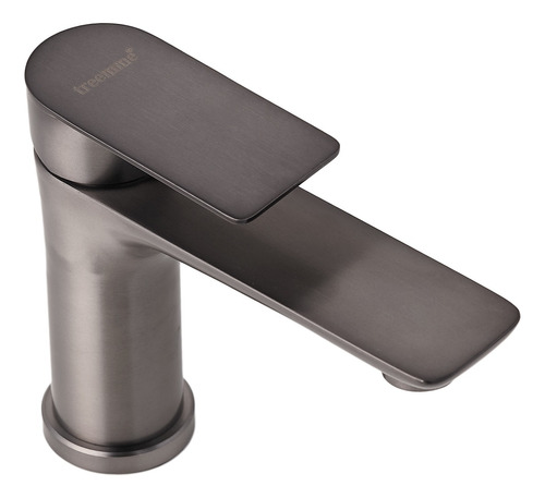 Imagen 3 de 7 de Griferia Baja Monocomando Lavatorio Satinada Acero Baño