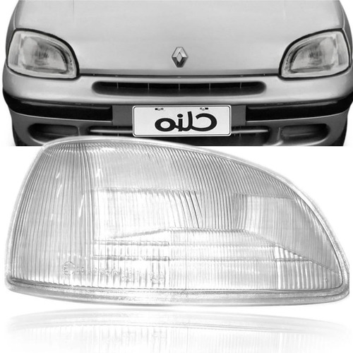 Lente Farol Clio 96 99 Lado Direito